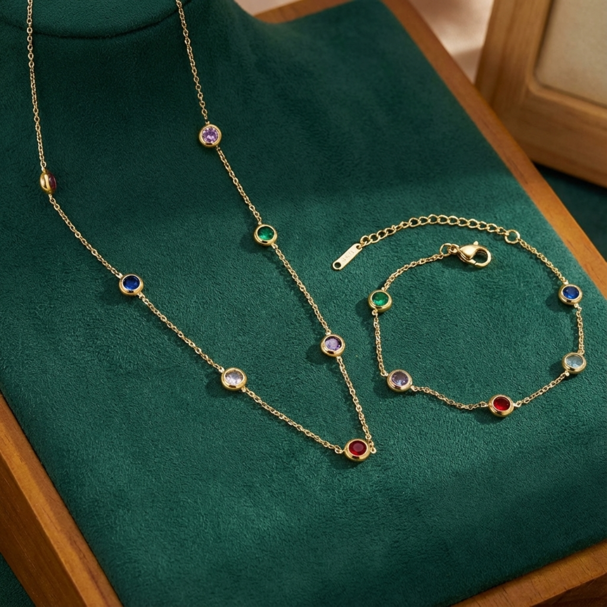 The "Prism" Station Necklace & Bracelet Set