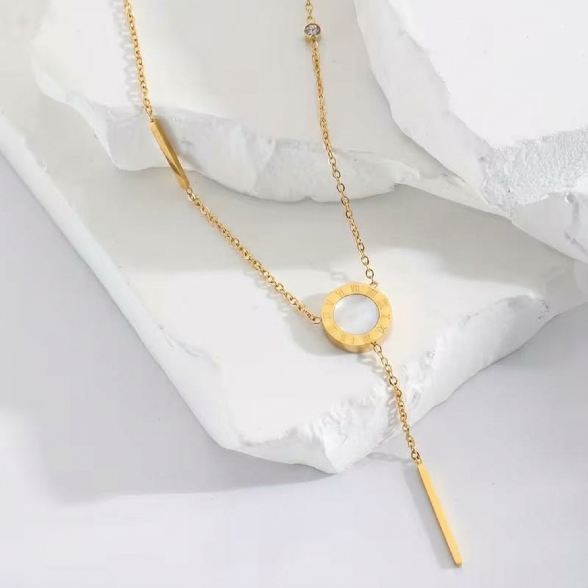 The Eternal Pearl Lariat Necklace